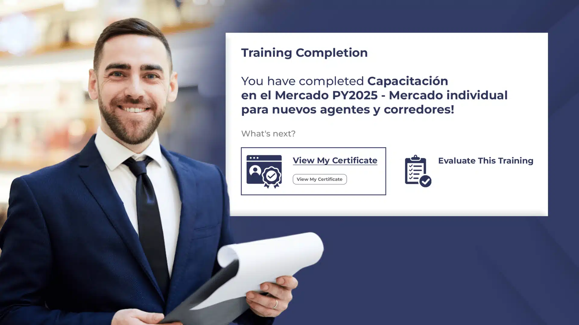 La certificación FFM 2025 está disponible para Agentes de Seguro